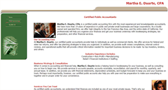 Desktop Screenshot of duartecpa.com